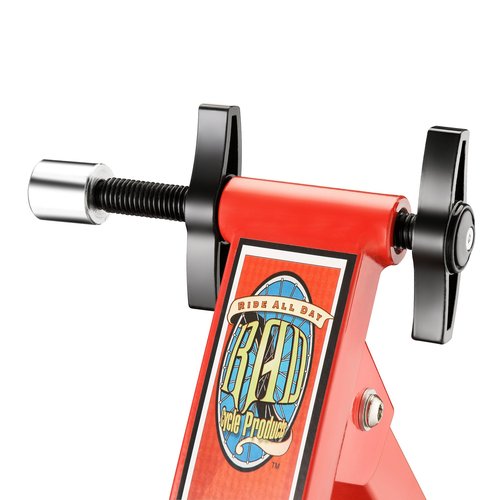 RAD Cycle Products Max Racer 7 Levels of with Smooth Magnetic Resistance Bicycle Trainer Allows You to Work Out with Your Bike