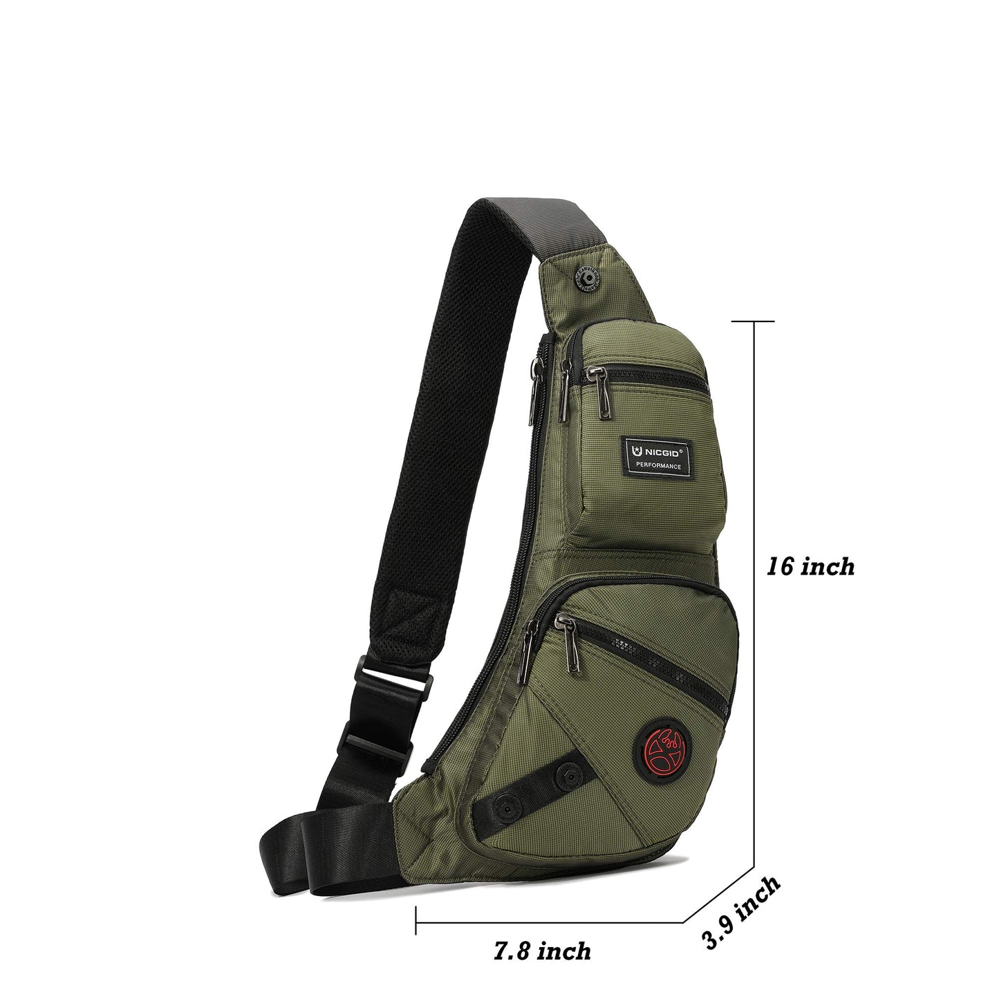 NICGID Sling Bag Chest Shoulder Backpack Crossbody Bags Casual Daypack for Men Women