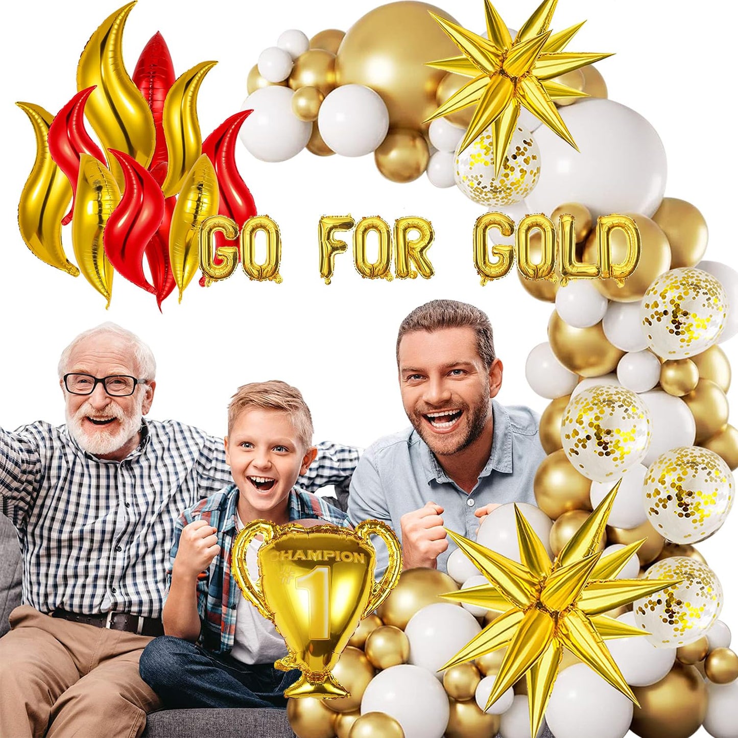 2026 Soccer Party Decorations Kit,World Soccer Party,Champion Foil Balloons,Go For Gold Balloon Party Decor,2026 Soccer Football Party Supplies,2026 Sports Birthday Game Football Party Decorations