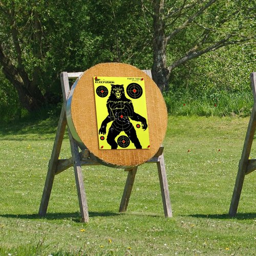 Shooting Targets, Pack 12X17.5 inch Paper Targets for Shooting Range, Suitable for Hunting (25 Pack)