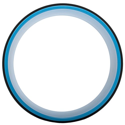 Fitvids Yoga Wheel for Stretching Yoga Prop Wheel, Comfortable Support for Yoga Poses and Backbends, Blue