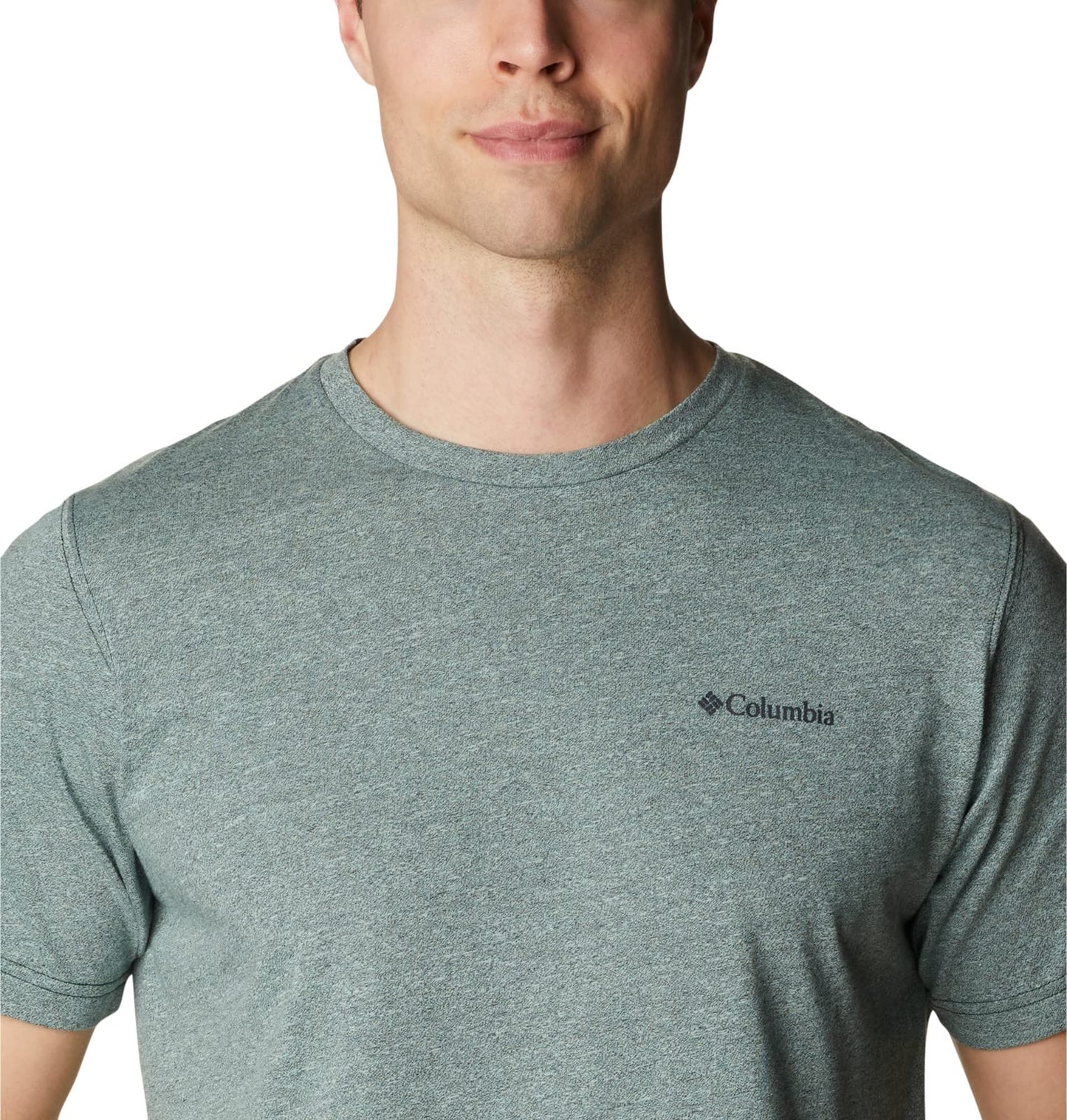 Columbia Men's Thistletown Hills Short Sleeve, Kelp/Spruce, 3X Big