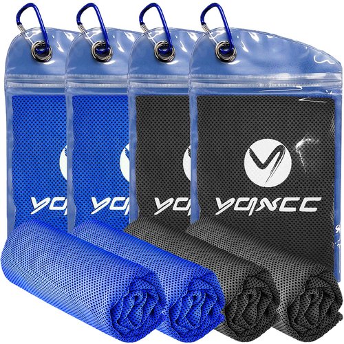 YQXCC Cooling Towels Cool Cold for Neck, Microfiber Soft Breathable Chilly Towel for Yoga, Golf, Gym, Camping, Running, Workout & More Activities