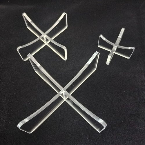 AcrylAcrylic Basketball Stand ??3-Pack Clear Ball Display Holder for Basketball, Football, Soccer, Volleyball, Rugby & Moreic Ball Stand for Display