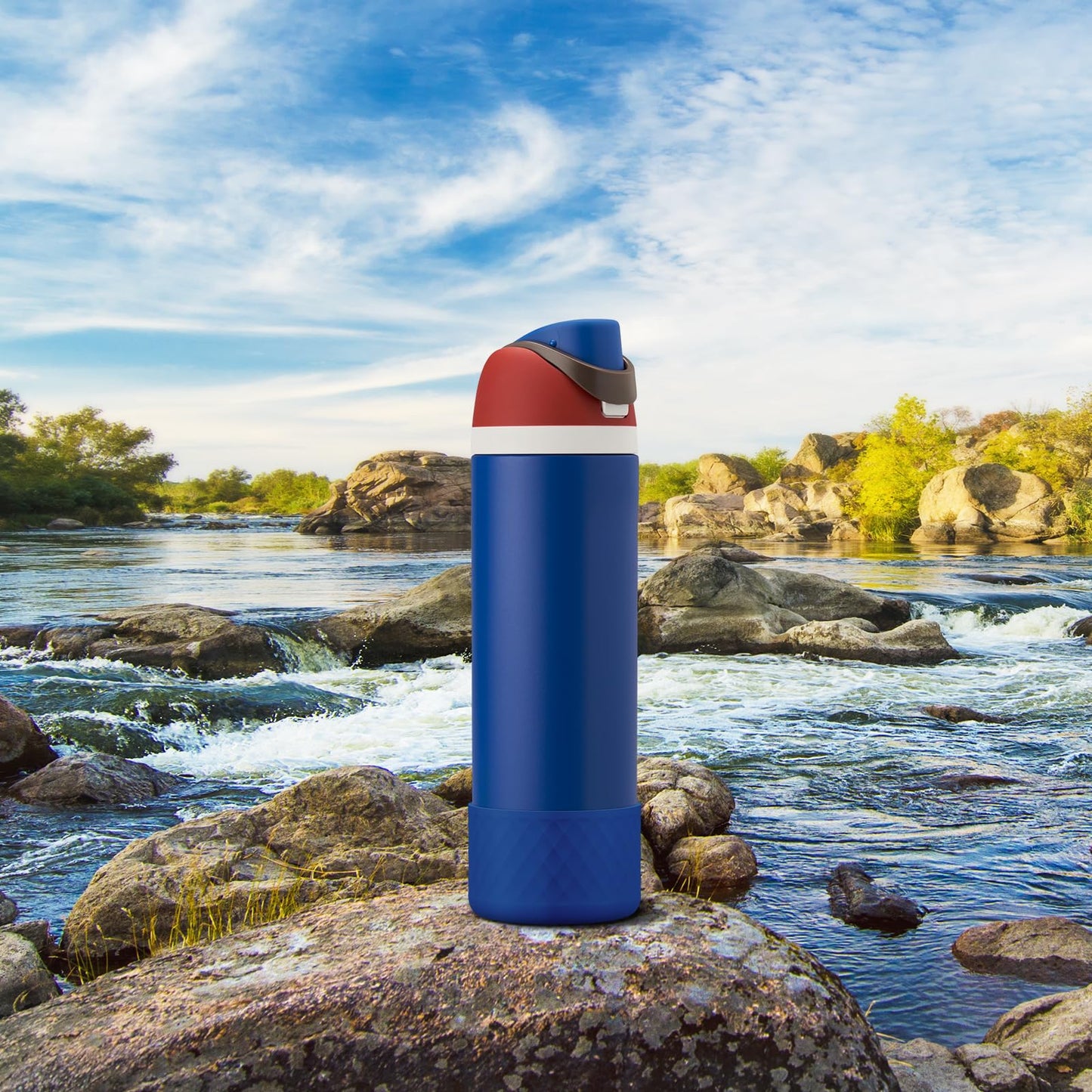 Silicone Boot for Owala Water Bottle 24 oz, Anti-Slip Protective Sleeve for FreeSip/Twist/Flip Stainless Steel Water Bottles Accessories