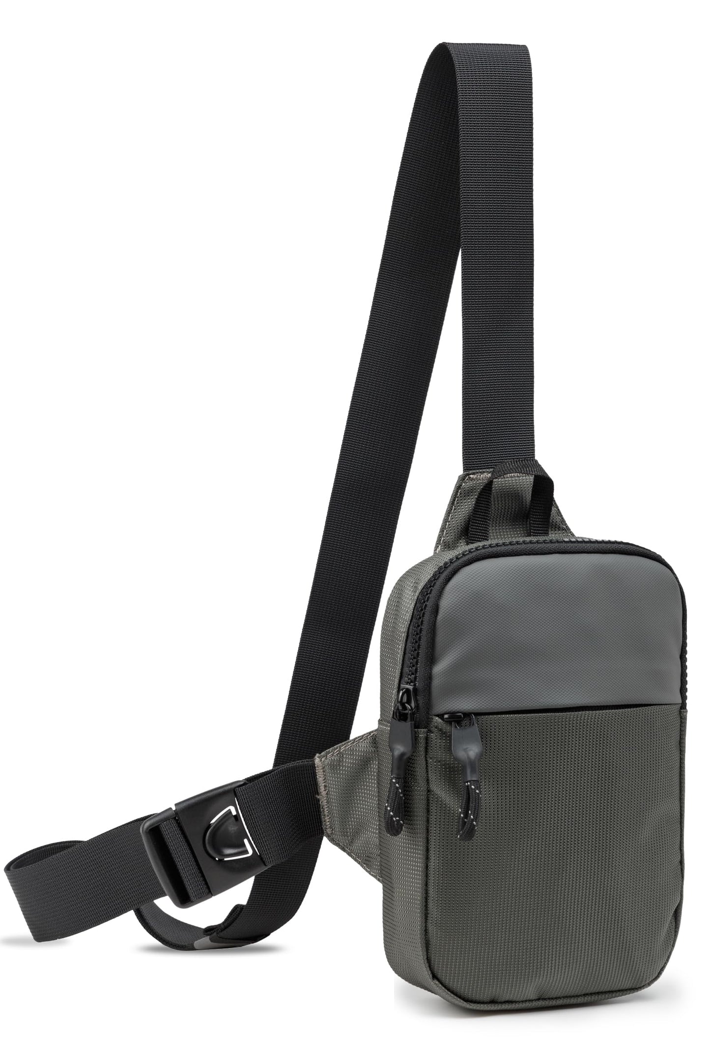 higouta Mini Sling Bag for Men Women, Small Crossbody Casual Utility Chest Phone Bag for Travel Workout