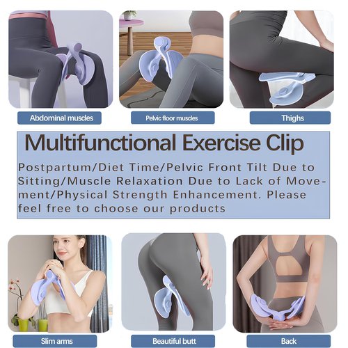 Premium Thigh Master & Kegel Exerciser - Adjustable Resistance Pelvic Floor Trainer, Inner Thigh Toner & Home Workout Equipment for Muscle Strengthening & Toning
