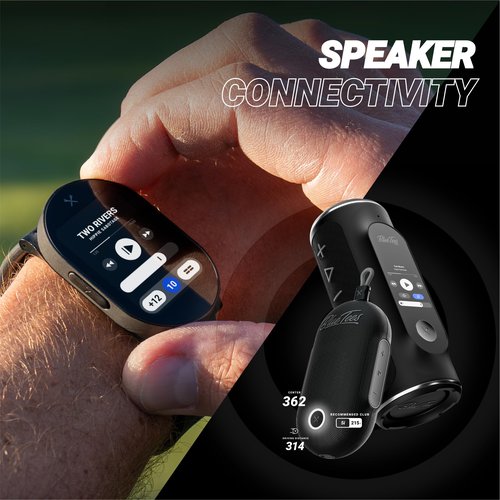 Blue Tees Golf Playmaker+ GPS Golf Watch with AMOLED Touch Screen Display, 42,000+ Preloaded Courses, Advanced Shot Tracking & Dynamic GPS Distances, Real Time Weather & Course View, IP67 Waterproof