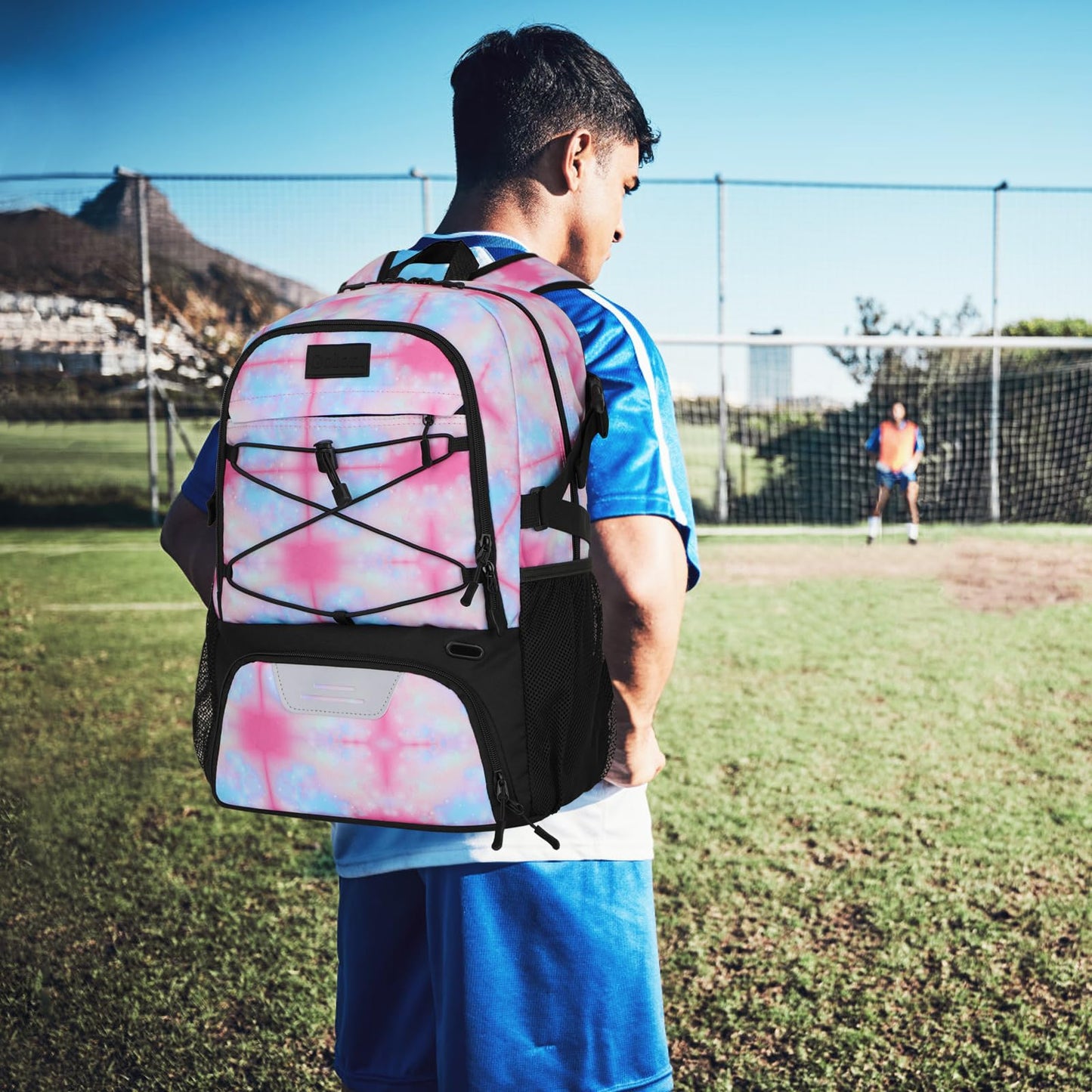 Goloni Soccer Backpack,Basketball Backpack with Ball Compartment & Shoe Compartment,Backpack for Basketball,Soccer, Football, Volleyball, Swim, Gym, Travel