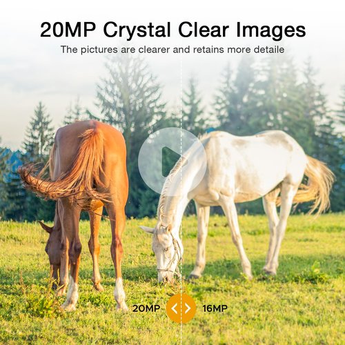 4K Trail Camera, 850nm Night Vision Game Camera with 0.3s Fast Trigger Time, IP56 Waterproof for Wildlife Monitoring, 120° PIR Motion Activated, 2-inch Screen Hunting Cam (2 Pack)