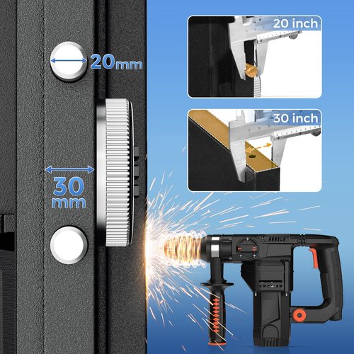 Greenvelly 10 Gun Safe for Rifles and Pistols,Gun Cabinet with Password Lock for Home,Office,Bedroom(10-14Guns,Assembly Required)