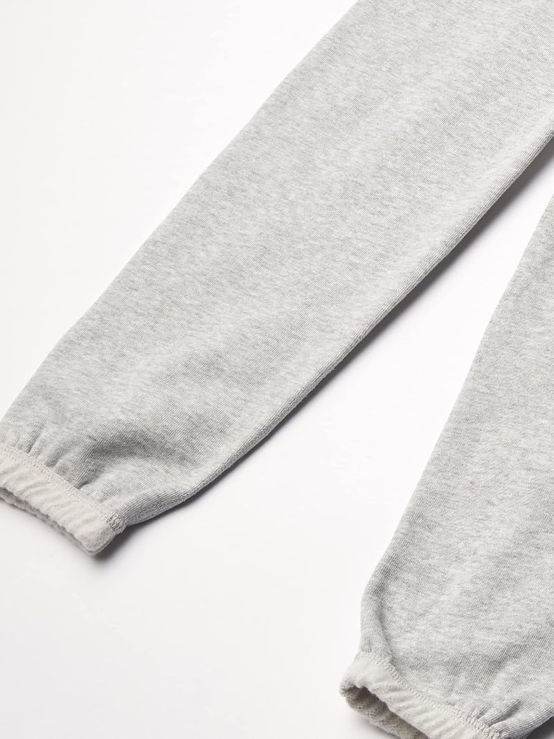 Nautica Girls Sensory-Friendly Fleece Sweatpants Grey Heather 12-14