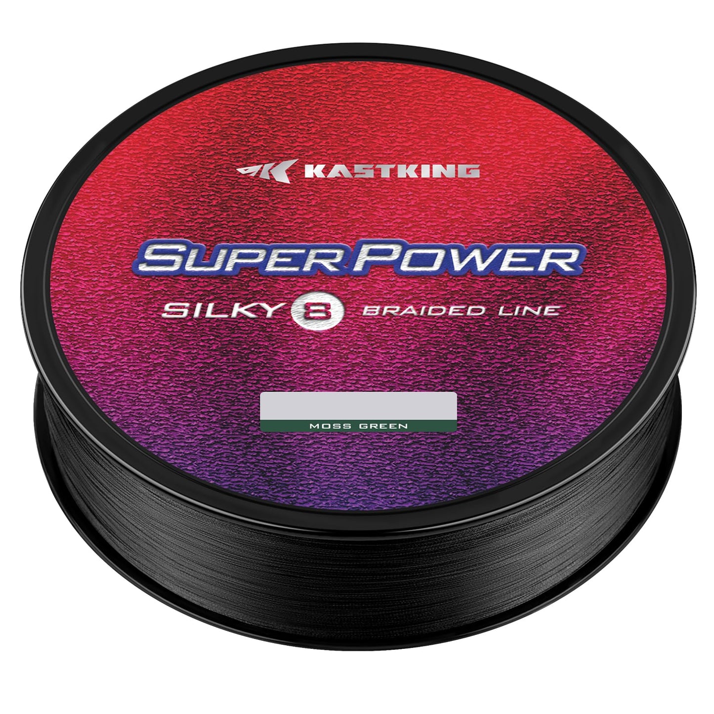 KastKing Superpower Silky8 Braided Fishing Line, Black, 8 Strands, 50LB, 500 Yds