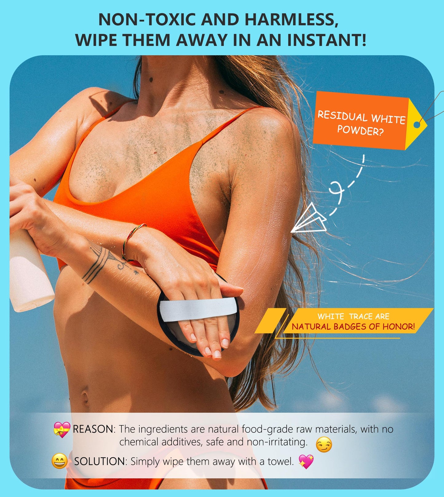 Antfuny Beach Sand Remover Sand Mermaid Eraser Brush Wipe Mitt Family Women 2026 Summer Beach Vacation Essentials Hawaii Honeymoon Accessories European Costa Rica Bahamas Trip Must Haves Cruise Ship