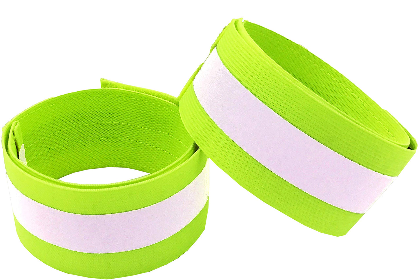 HiVisible Reflective Bands for Night Walking & Running - Ankle & Wrist Bands for Cycling & Running Gear