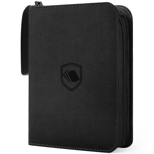 440 Pockets Trading Card Binder, PU Cover Zipper Card Collection Album, Sturdy Card Folder Holder for MTG, TCG, Game Cards, Sports Cards