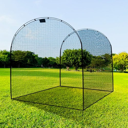 Gulfmore 13 x 10 x 10 ft Baseball Batting Cage,Baseball Softball Practice Net,Portable Baseball & Softball Batting Cages for Backyard Outdoor Hitting Training