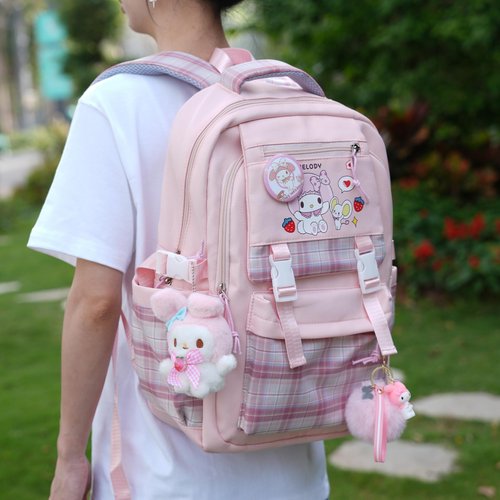 Juju Pink Kawaii Backpack - Cute Kawaii Stuff Mochila Kawaii - Cute Backpacks For Girls - Backpacks For School Girls