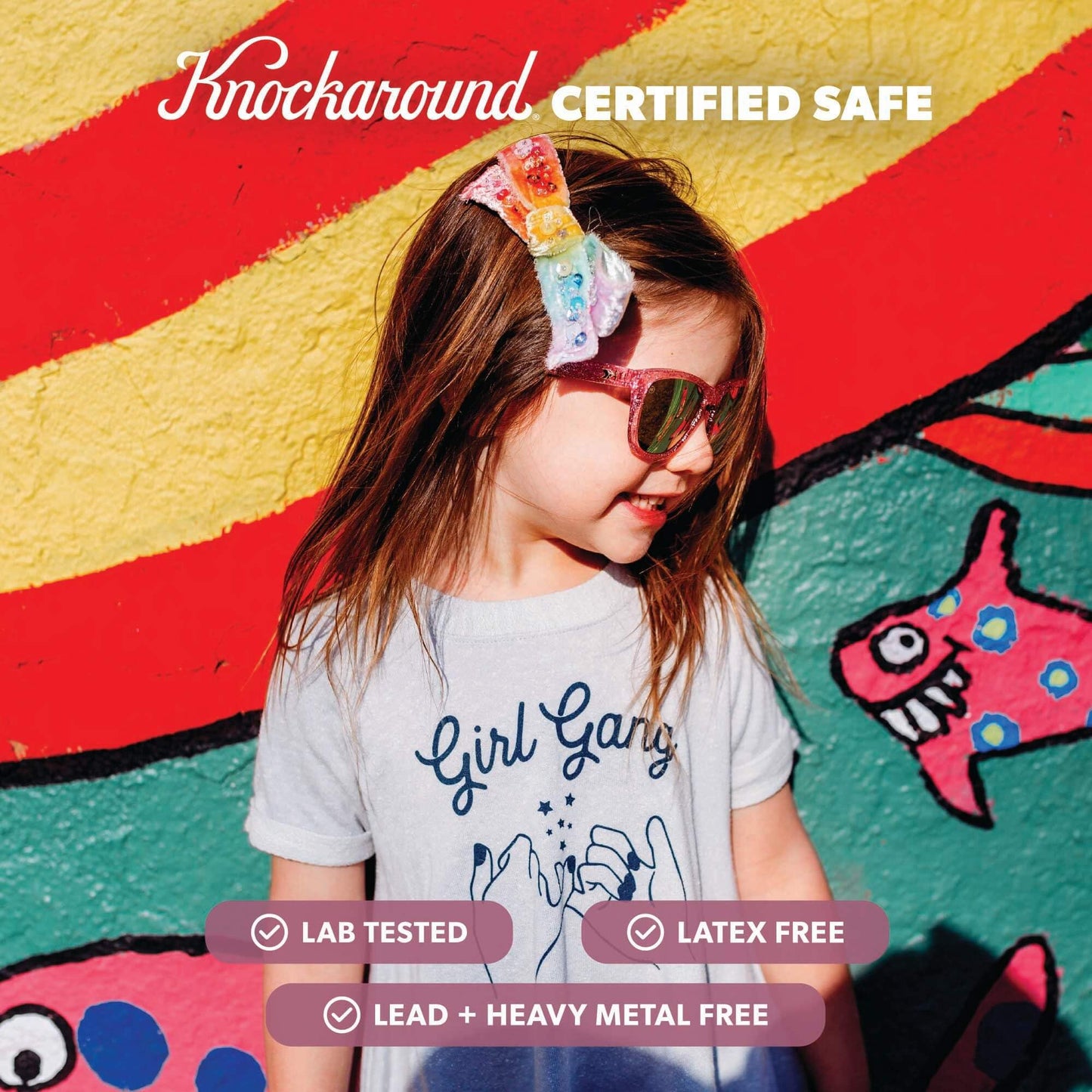 Knockaround Kids Premiums Polarized Sunglasses for Kids - UV400 Protection