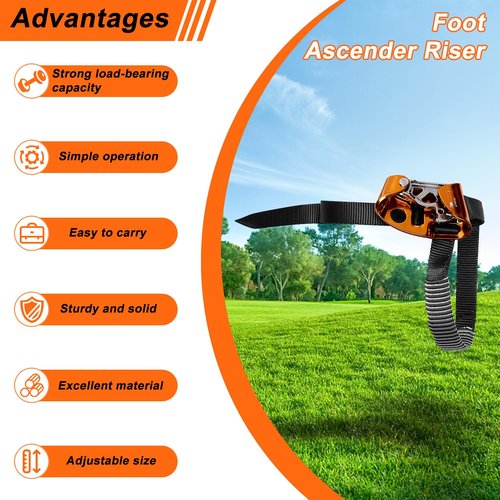 Foot Ascender for Climbing – Rope Ascender Device for Arborists & Rock Climbers