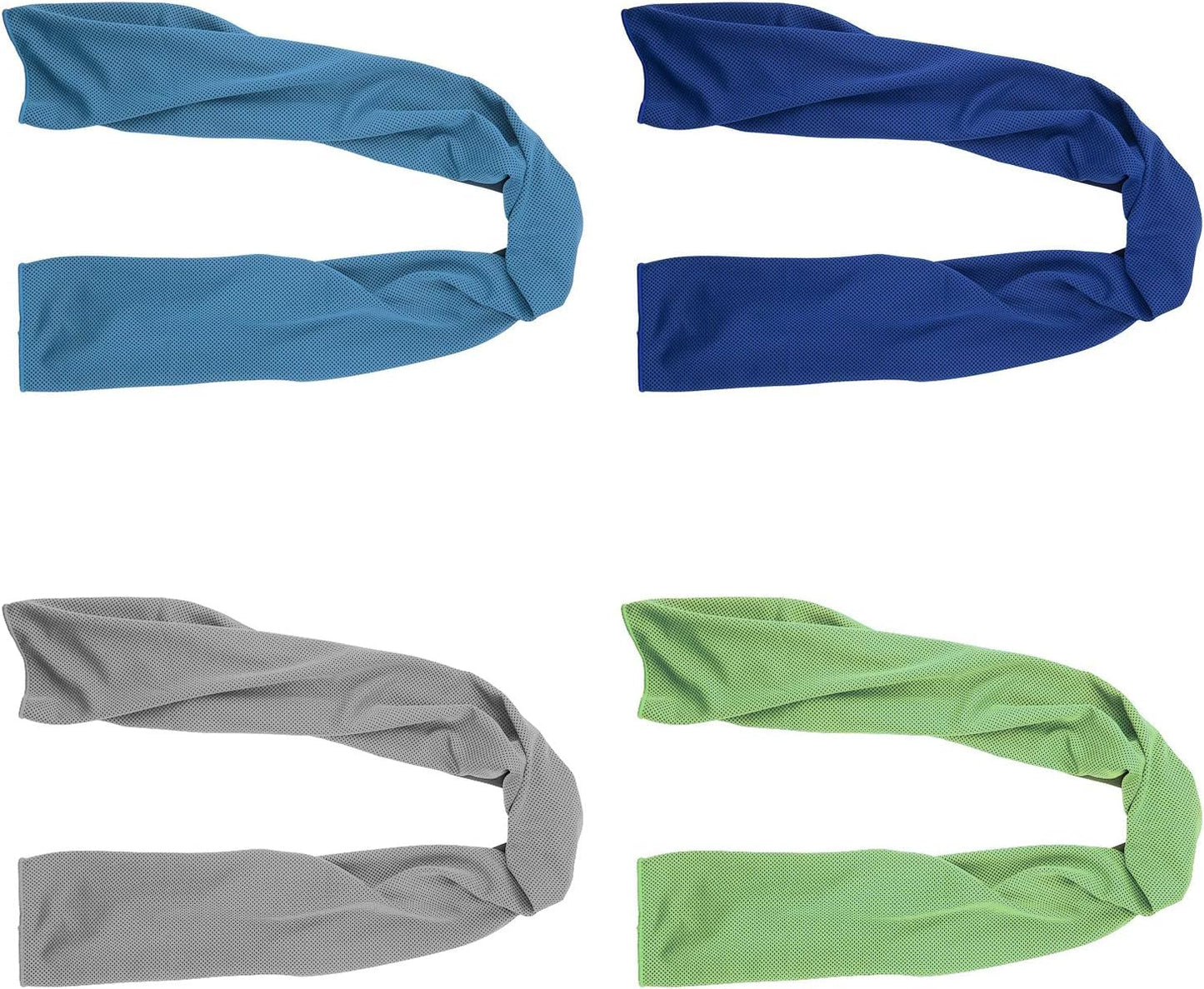 1 Pack Cooling Towel, 40" X 12" Ice Towel, Microfiber, Soft Breathable Chilly Stay Cool for Sports Gym Yoga Workout Camping Running (Dark Blue)