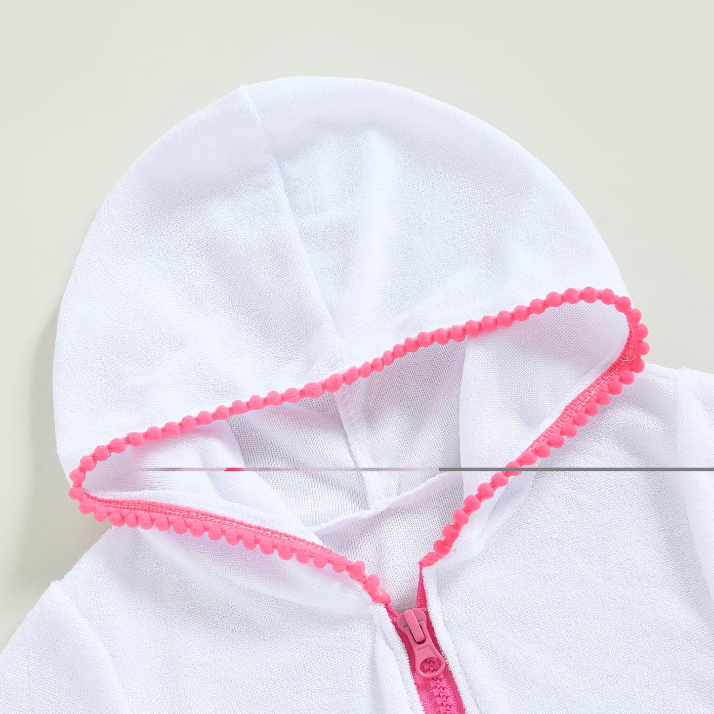 Toddler Little Girl Swim Cover Up Beach Towel Robe Bathing Suit Cover Ups Swimsuit Summer Baby Beach Essentials (White, 7-8 Years)