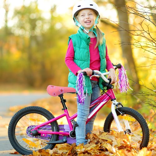 WEEROCK Kids Bike Seat, Child Bike Seats for 14" 16" 18" 20" 24" Kid Bicycle, Kids Bike Replacement Saddle for Boys Girls Bicycles, MTB, Pink