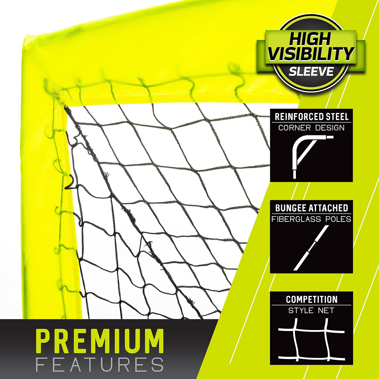 Franklin Sports Fiberglass Blackhawk Goal - Extra Large