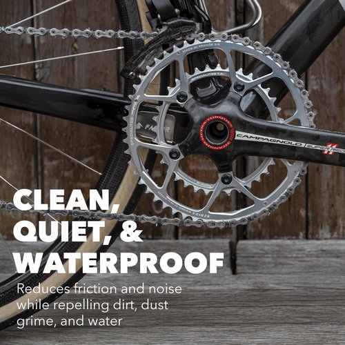 SILCA Super Secret Bike Chain Lube, 4 oz - Liquid Chain Wax to Clean, Smooth & Silence - Ultra Fast Bike Lube - Special Formula for Friction Reduction & Improved Wattage Output in All Weather