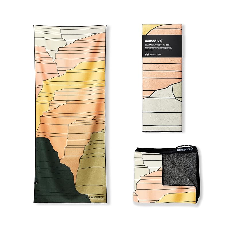 Nomadix Original Towel - Grand Canyon National Park - Sand-Resistant, Quick-Dry, Recycled Materials