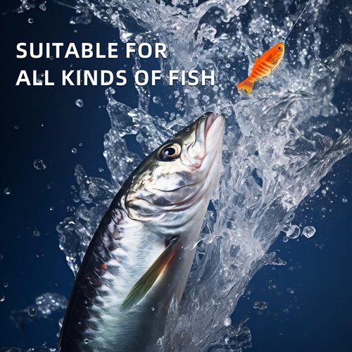 5PCS Robotic Fishing Lure, 2025 Upgrade Swimming Bait for Freshwater & Saltwater, Bionic Fishing Lures That Swim by Itself, Walleye Trout Perch Bass Lure for Beginners (5PCS-B)