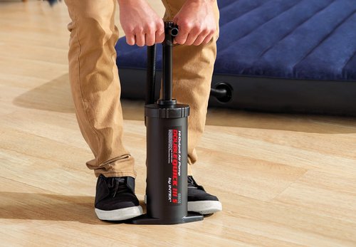 Intex Double Quick III S Hand Pump, 14.5", Black