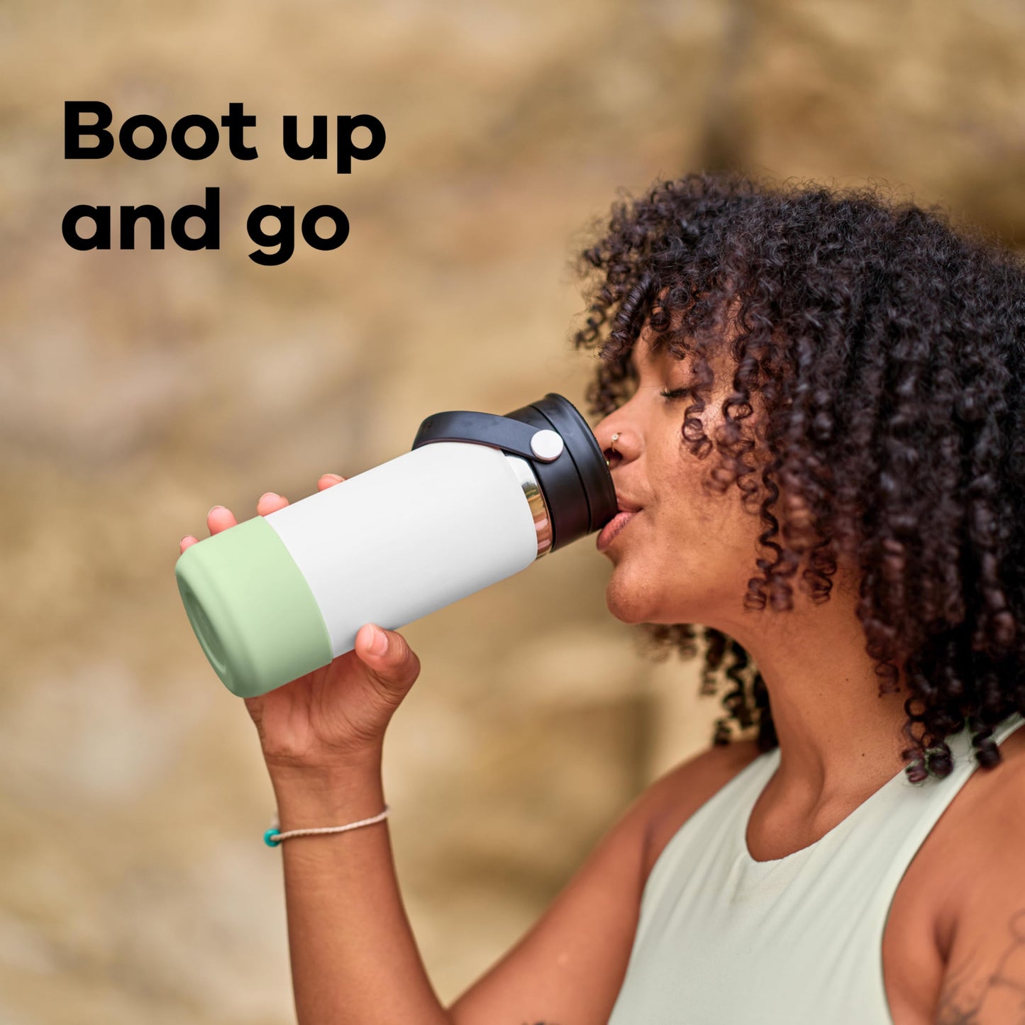 Hydro Flask Bottle Boot – Bottom Protector Sleeve – Silicone Water Bottle Accessory Medium Coconut Cream