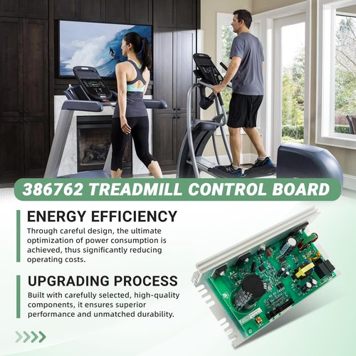 VORGENS MC1618DLS 386762 Treadmill Control Board, Compatible with Icon|Proform|NordicTrack Treadmill Motor Board #Replace ZC0547 Treadmill Motor Controller 398056 386816 398076 (Black Sockets)