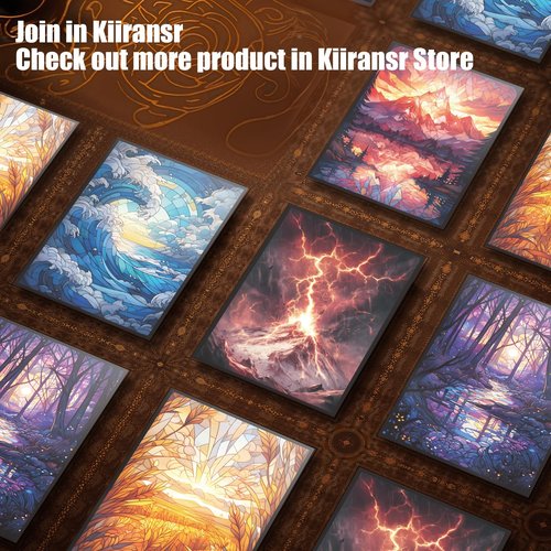 MTG Card Sleeves - Island - Ultra Clear Front & Matte Finish Back, 100 Count Standard Size Matte Art Sleeve for Magic The Gathering