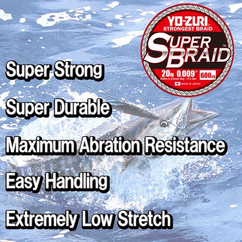 Yo-Zuri Super Braid 150 Yard Spool Dark Green 20LB