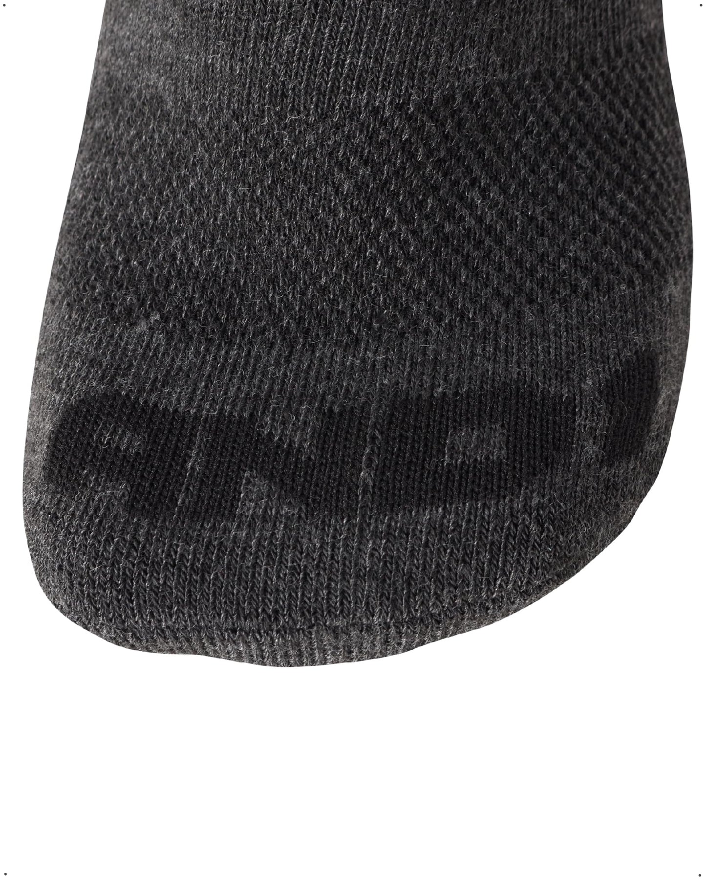 AND1 Mens Crew Socks 12 Pack Cushioned Athletic Socks
