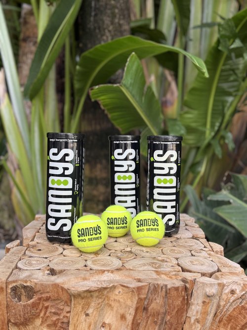 Sandy’s Padel Balls – Tournament Pro Series – 24 Cans (72 Balls) – High Performance, Durable, Sand Court Optimized