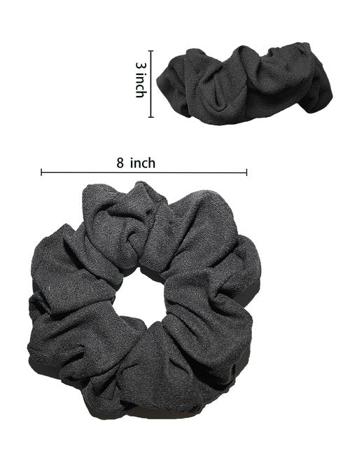 Yoga Mat Scrunchie - Holds Your Yoga Mat in Style - Adjustable & Stretching Fabric - Fits All Standard Yoga Mats Dark Gray