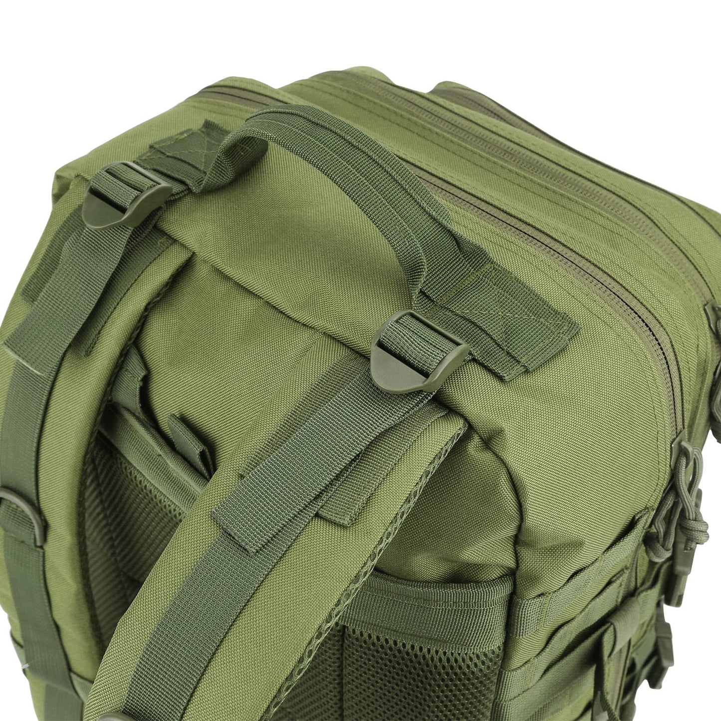 REEBOW GEAR Military Tactical Backpack for Men Large Army 3 Day Assault Pack Molle Hiking Daypack Bag (Green)