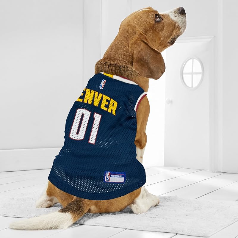 Pets First Denver Nuggets X-Large NBA Dog Jersey Tank Top - Pets First