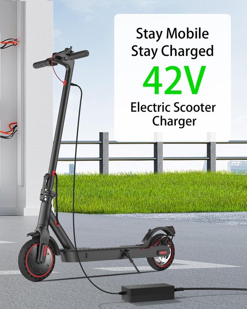 VHBW 42V for Phantom Gogo Electric Scooter Charger Compatible with Phantom Gogo A8/A9/A10 Electric Scooter