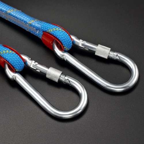 NorthPada Static Nylon Heavy Duty Outdoor Climbing Rope for Knotting Practice, Arborist Tree Work, Marine Anchor Boat, Rappelling Emergency, Swing, 3/8 in (10mm) x 9.8 ft (3Meter) Blue