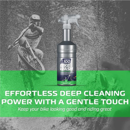 Formula 100 Clean Machine Bike Wash – For Cleaning Bicycles & Electric Bikes – No-Run Gel Formula Works on All Surfaces, Lifts Away Dirt & Grime