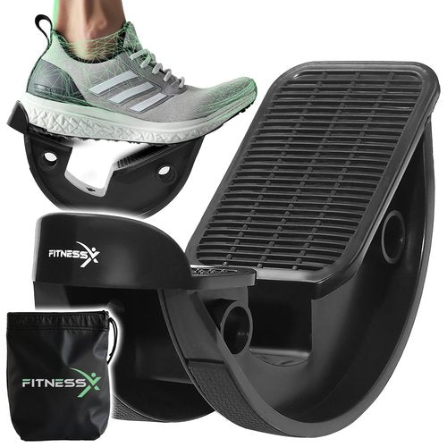 FitnessX Foot Rocker - Durable Calf Stretcher for Achilles Tendon Relief, Plantar Fasciitis Recovery, and Ankle Pain Support, Calf Exerciser, Strengthener – Non-Slip Design for Home, Gym