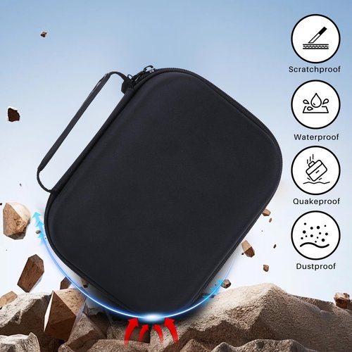 Peyyargo Storage Case Compatible with Walker's Razor Slim Shooting Hearing Protection Electronic Earmuffs(Black)