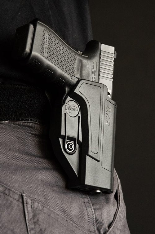 Orpaz C-Series S&W M&P 40 Holster Compatible with S&W M&P 40 Right-Hand OWB Holster, Level II Retention, Paddle Holster - Unisex - Will Secure Your Handgun with a Tactical Appearance