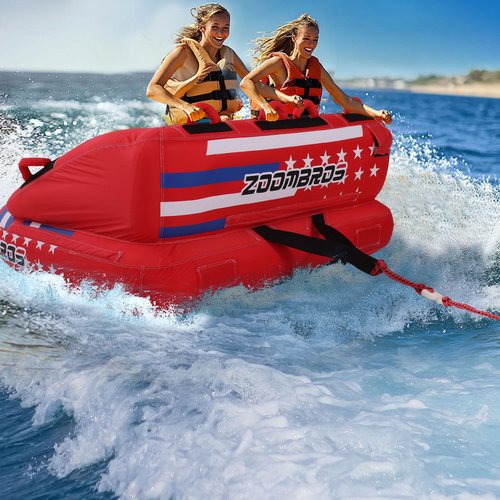 Z00MBROS 2Pcs Boat Tube Towable Rope Quick Connector, 19.7-inch for 1 to 4 Rider Towables - Watersport Accessories