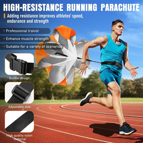 Agility Ladder Speed Training Equipment Set-20 ft Agility Ladder, 12 Soccer Cones, 4 Hurdles, Jump Rope, Running Parachute, Basketball Football Soccer Training Equipment for Kids, Youth, Adults