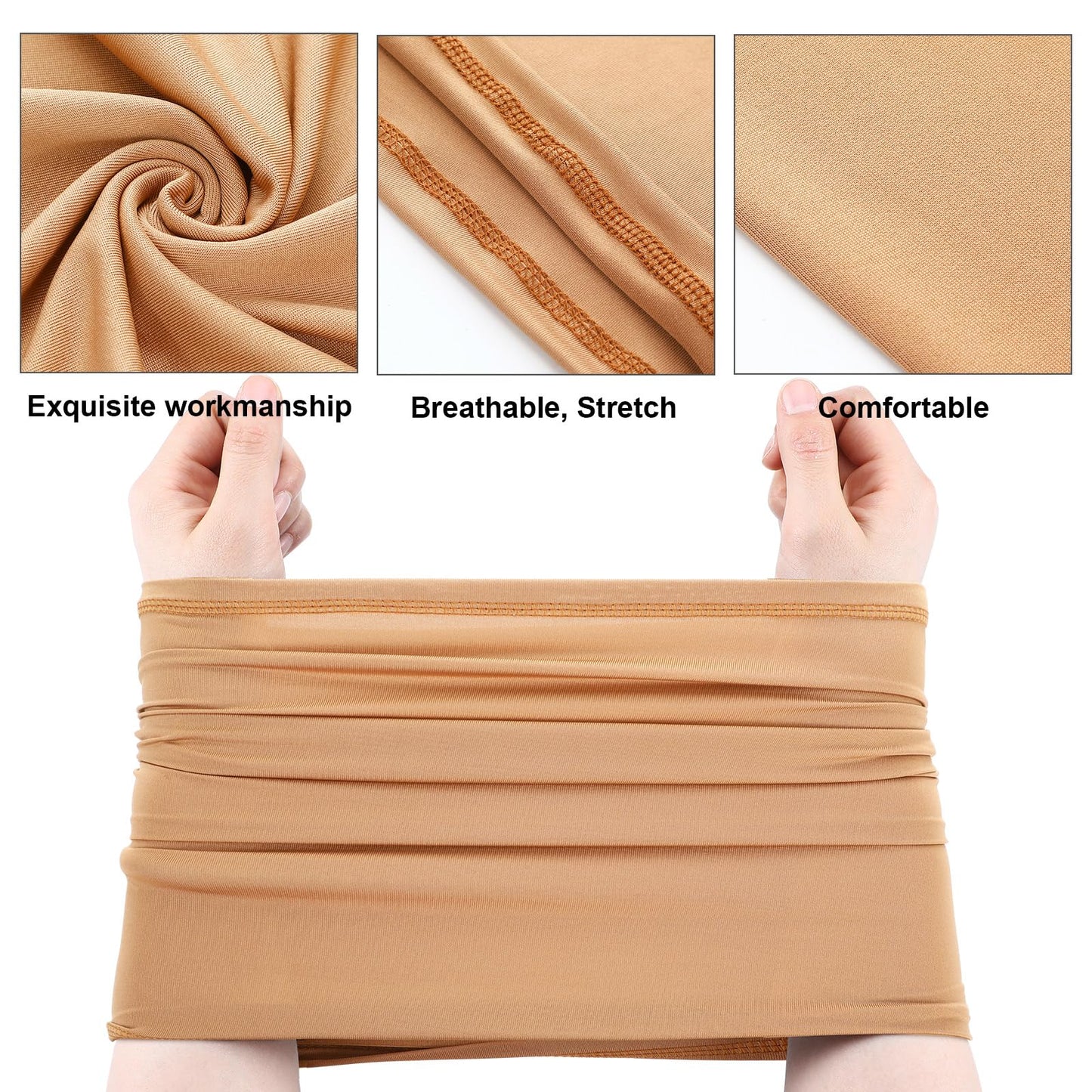 Geyoga Summer UV Protection Cooling Neck Gaiter,Coyote Color,6 Pcs